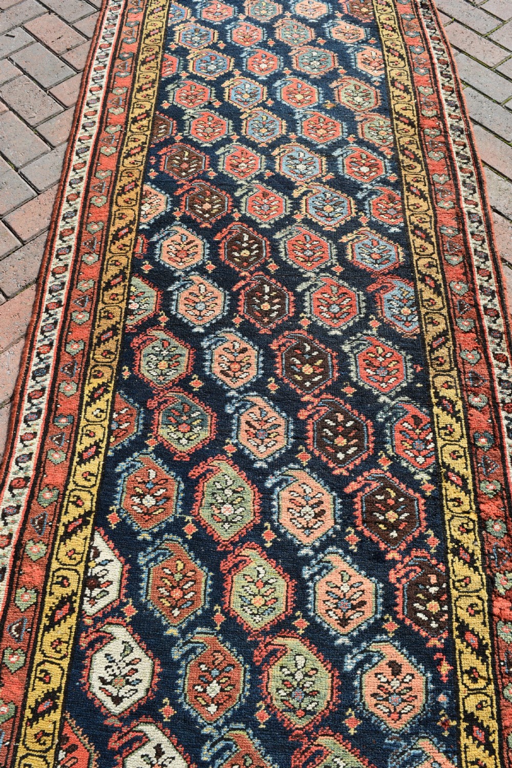 Antique Persian Bijar runner View III