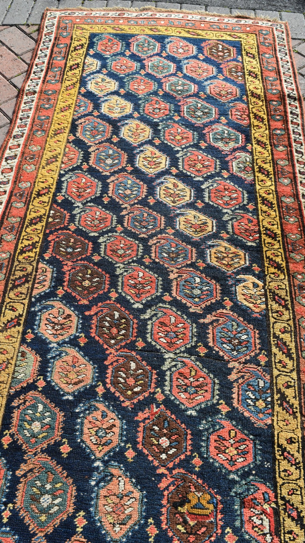 Antique Persian Bijar runner View V