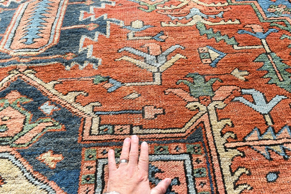 Antique Persian Heriz carpet View VIII
