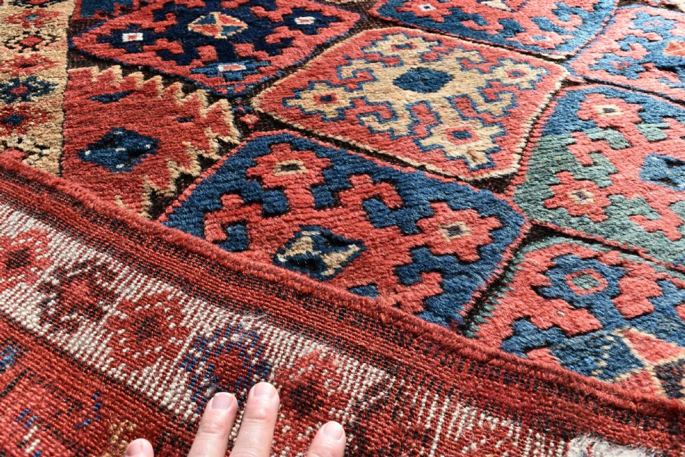 Antique Kurdish Saug Bulag carpet View VII