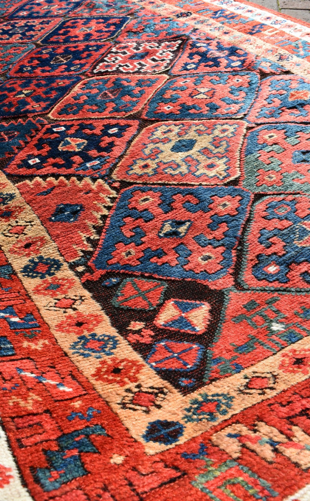 Antique Kurdish Saug Bulag carpet View VIII