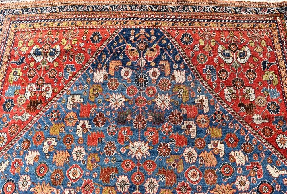 Fine antique Persian Qasgai carpet View IV