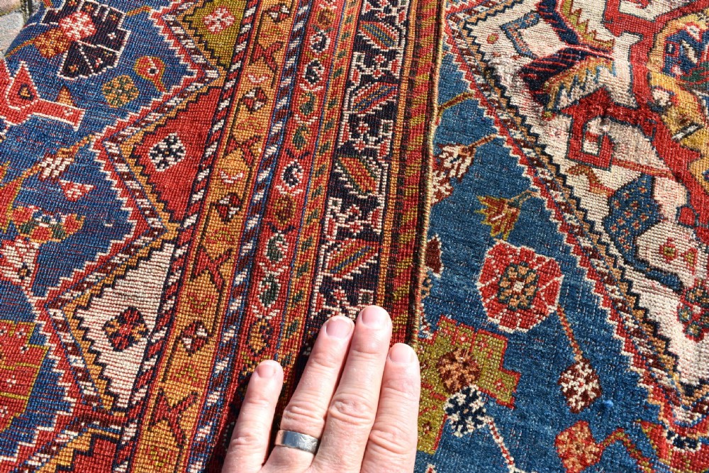 Fine antique Persian Qasgai carpet View VII