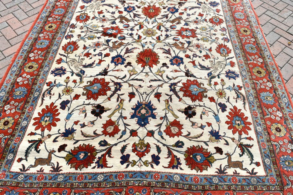 Antique Persian Qum/Veramin carpet View II