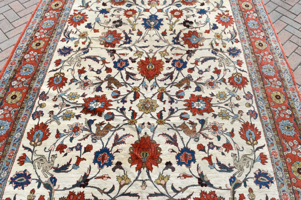 Antique Persian Qum/Veramin carpet View III