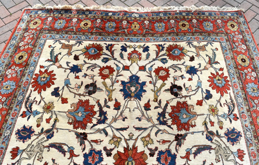 Antique Persian Qum/Veramin carpet View IV