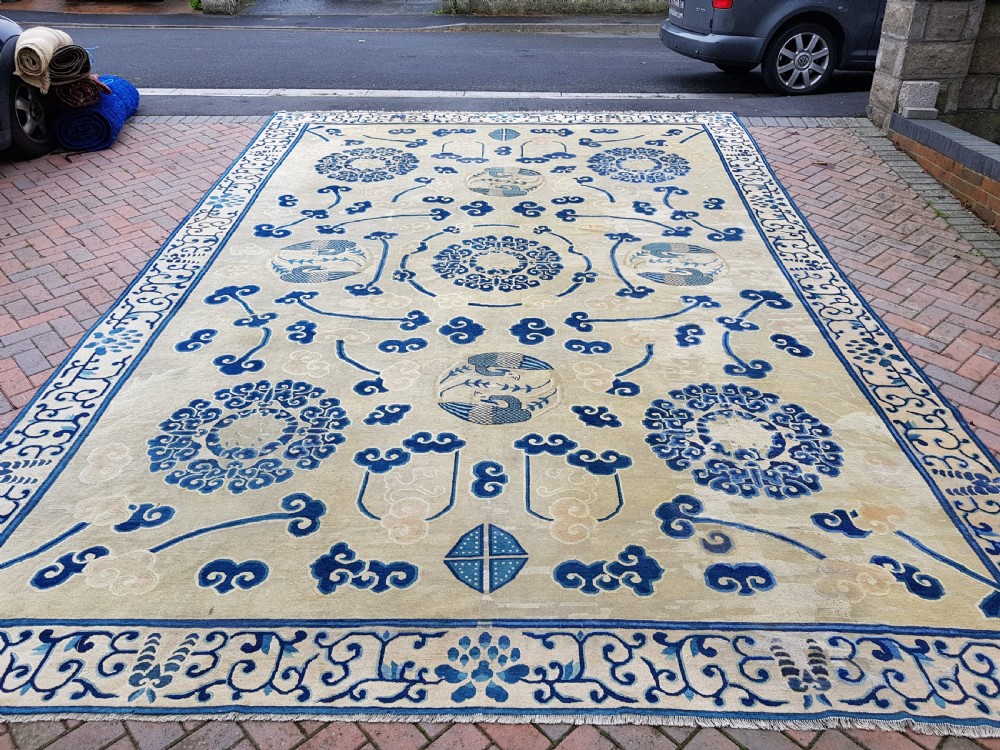 Very large Antique Peking carpet