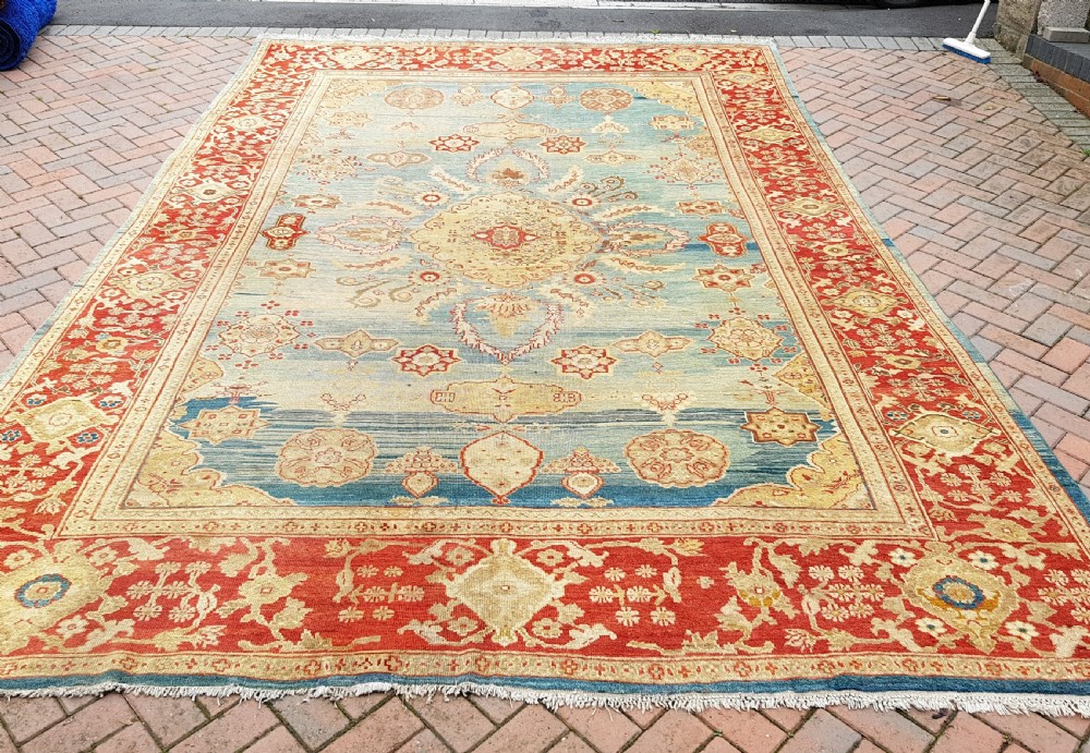 Fine Antique Persian Ziegler Mahal Carpet