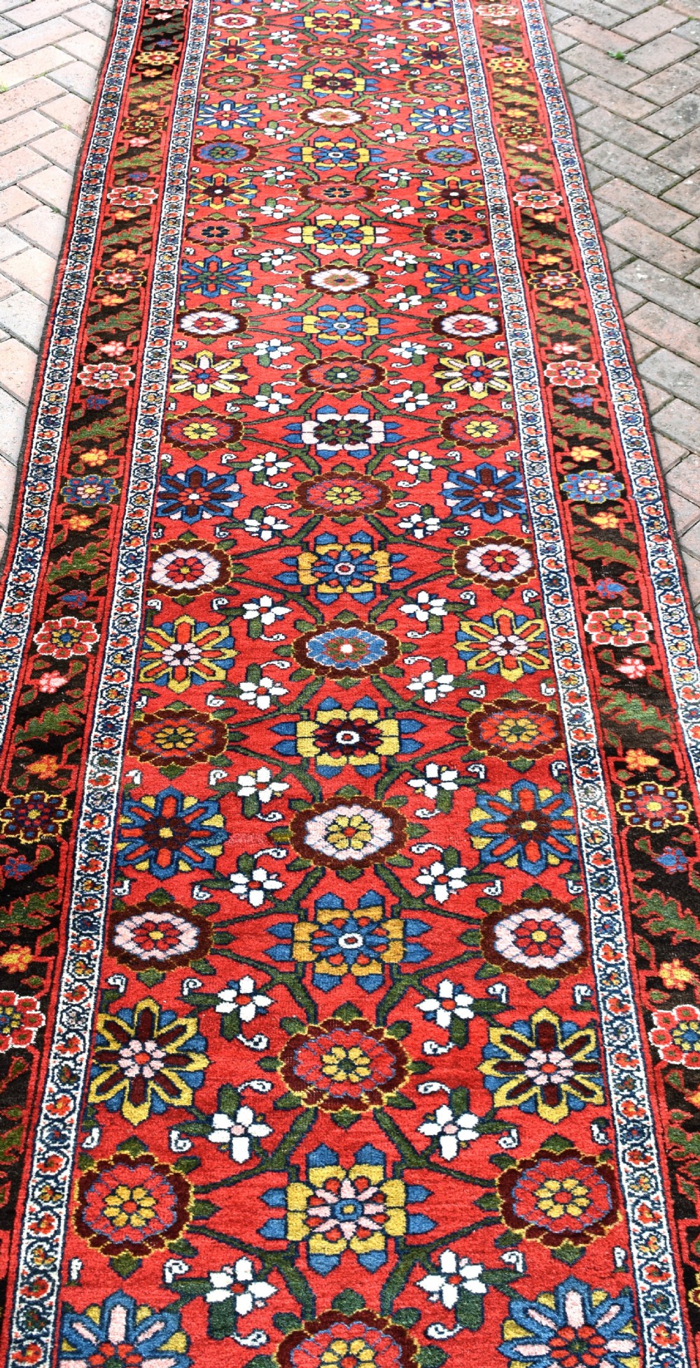 Antique Bijar runner View V