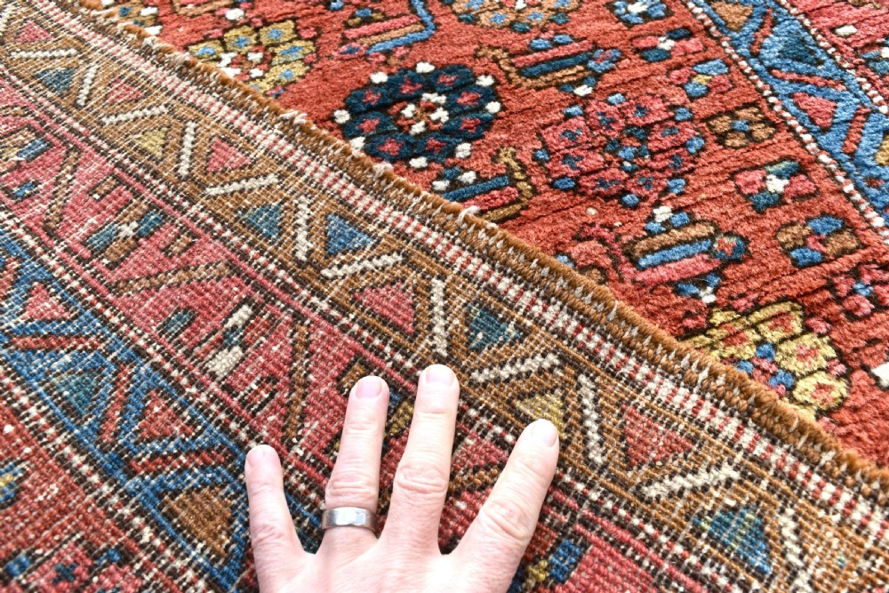 Antique Persian Heriz runner View II