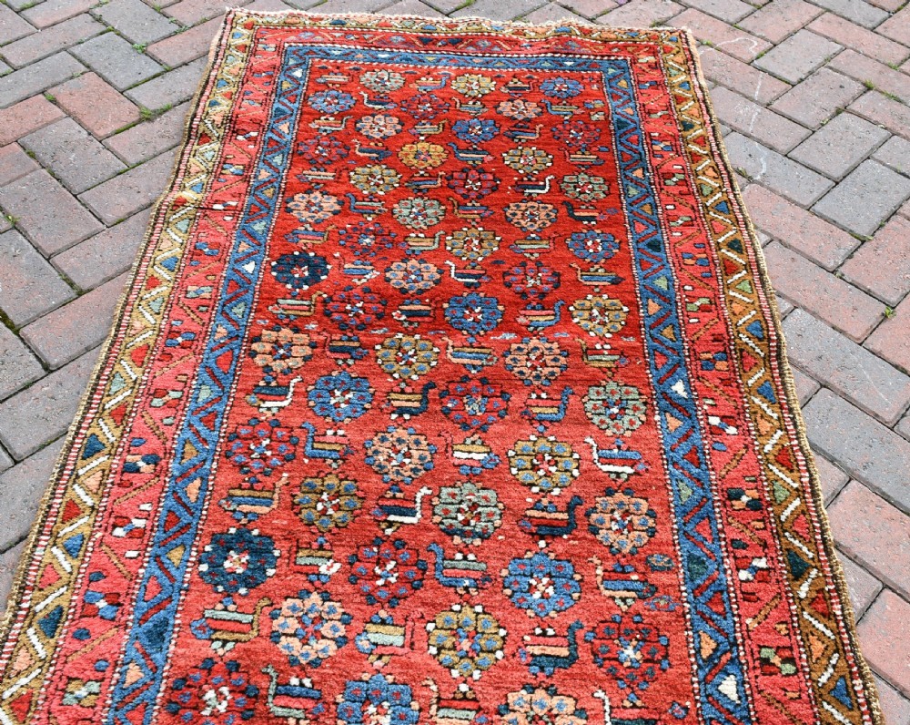 Antique Persian Heriz runner View IV