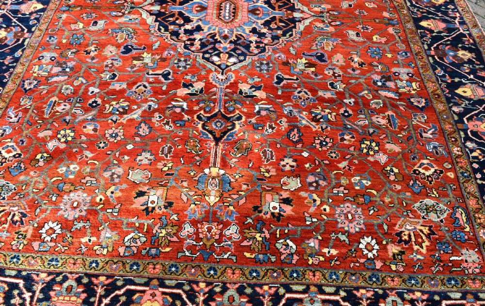 Good Antique Persian Heriz carpet View II