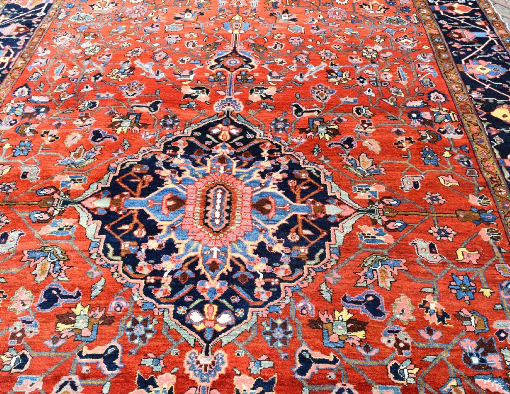 Good Antique Persian Heriz carpet View III