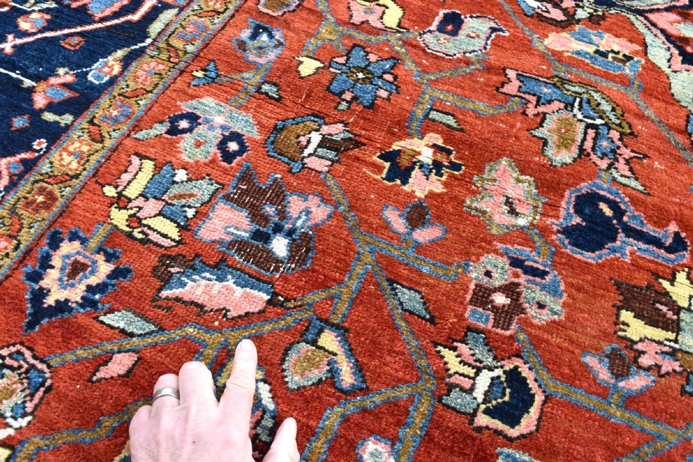 Good Antique Persian Heriz carpet View IV