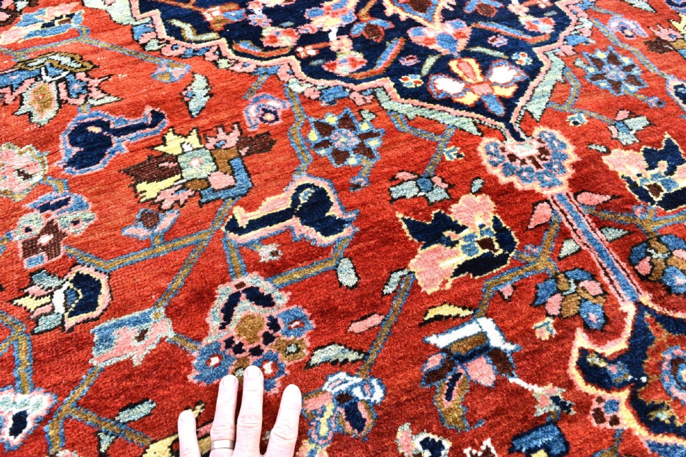 Good Antique Persian Heriz carpet View V