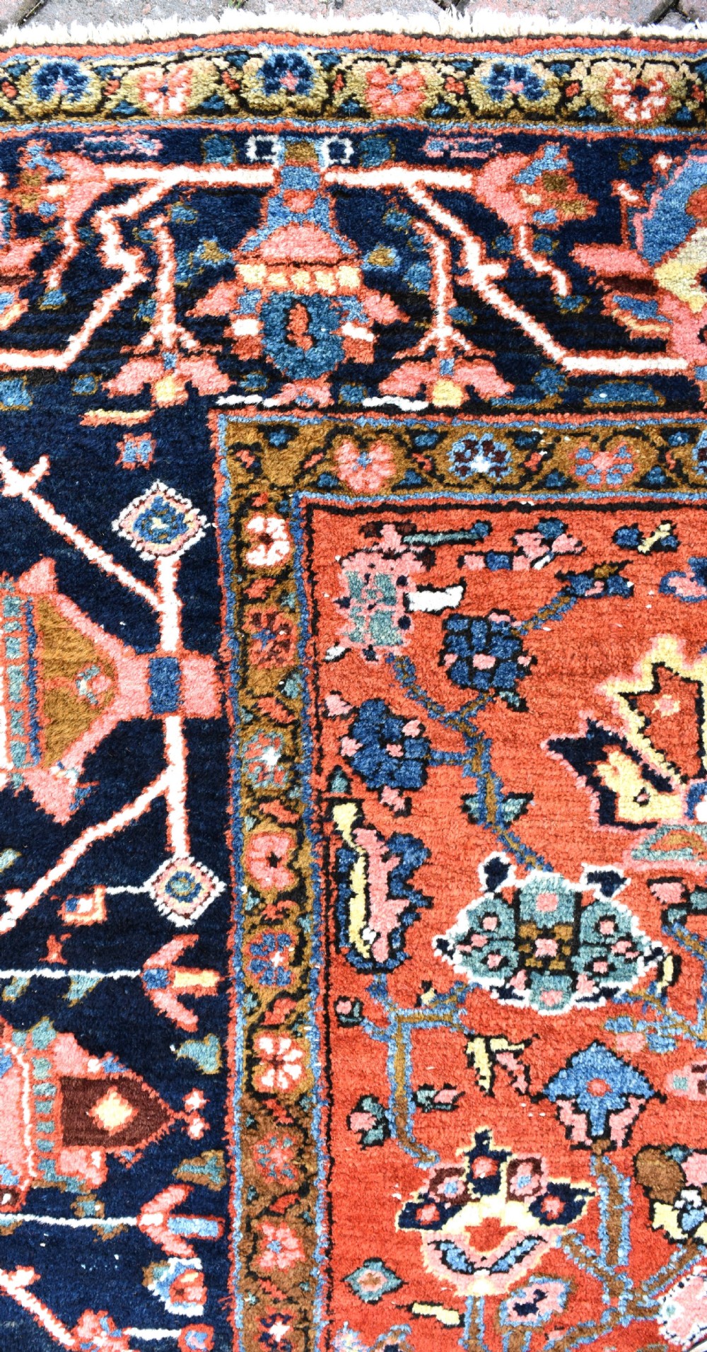 Good Antique Persian Heriz carpet View X