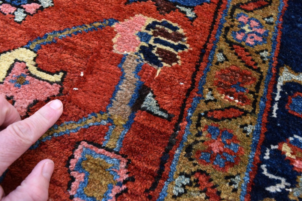 Good Antique Persian Heriz carpet View XII