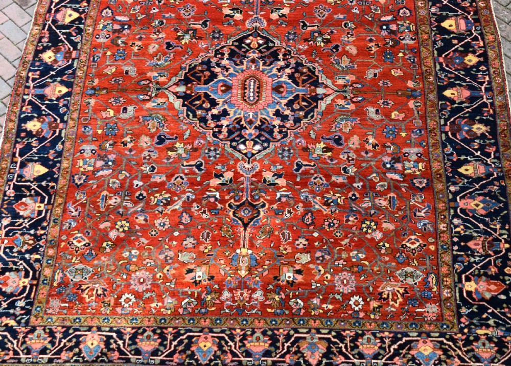 Good Antique Persian Heriz carpet View XIII