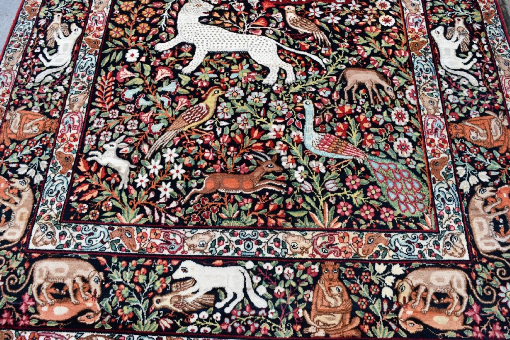 Very Fine antique Persian Kirman rug View II