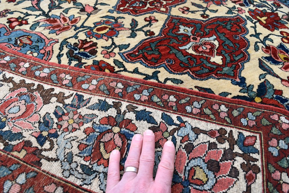 Antique Persian Baktiari Rug (one of pair if required) 216x133cm View VII