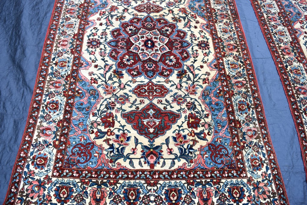Antique Persian Baktiari Rug (one of pair if required) 216x133cm View IX