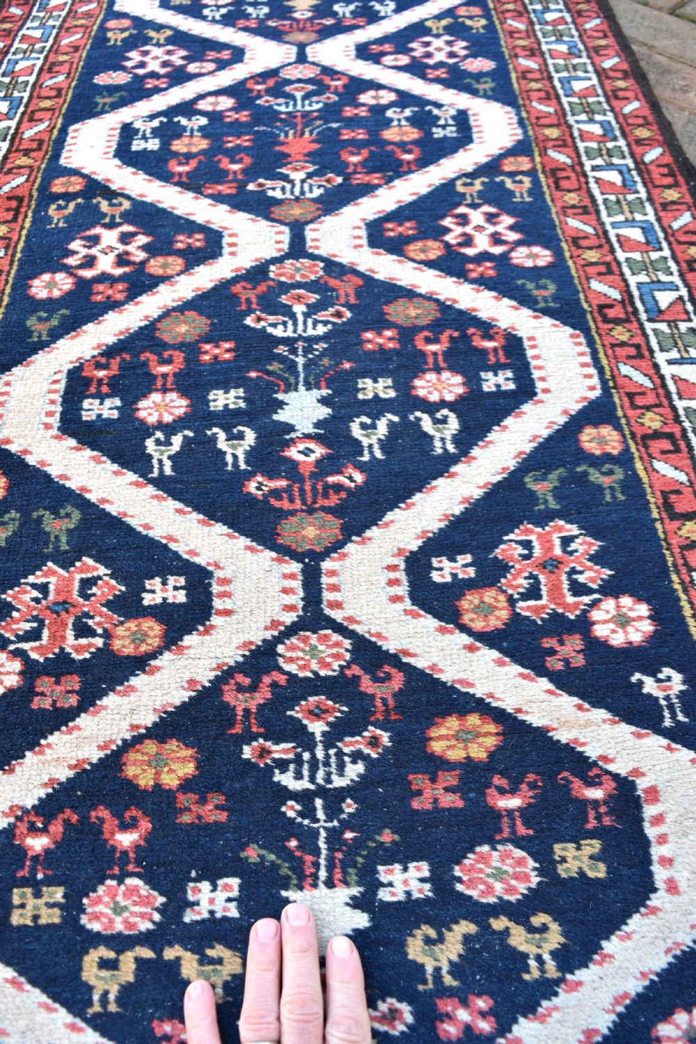 Antique Hamadan narrow runner 290x78cm View II