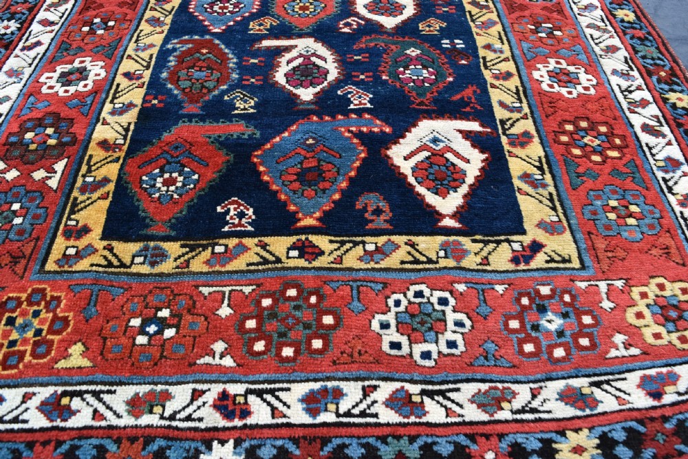 Antique Caucasian Kazak runner 286x116cm View II