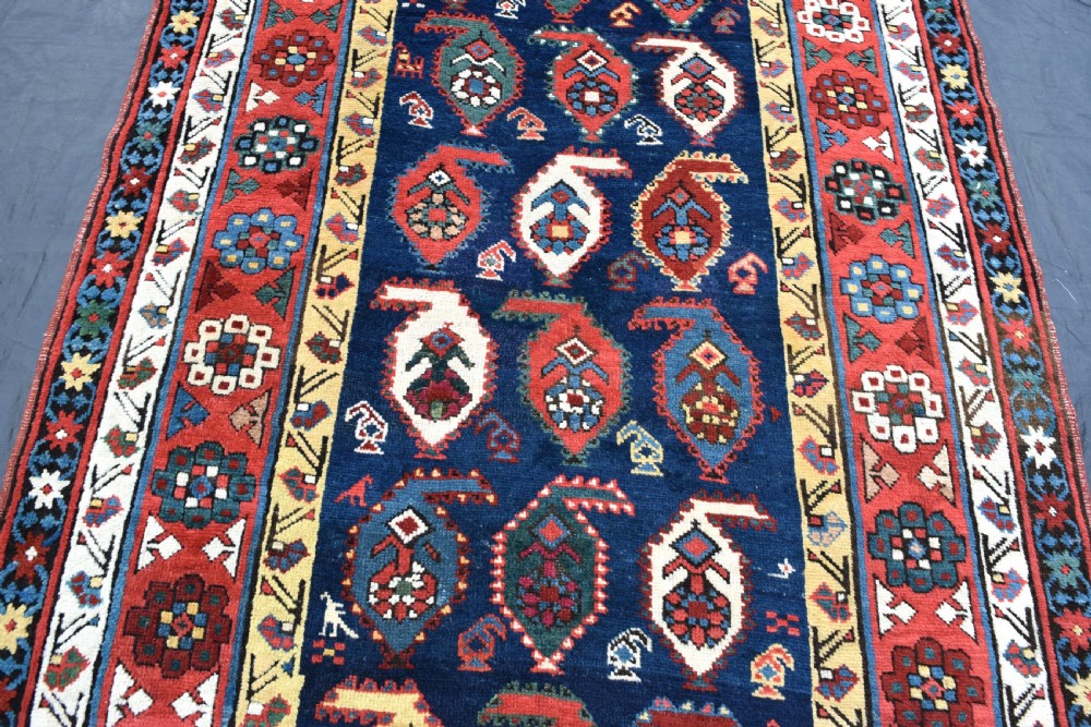 Antique Caucasian Kazak runner 286x116cm View IV