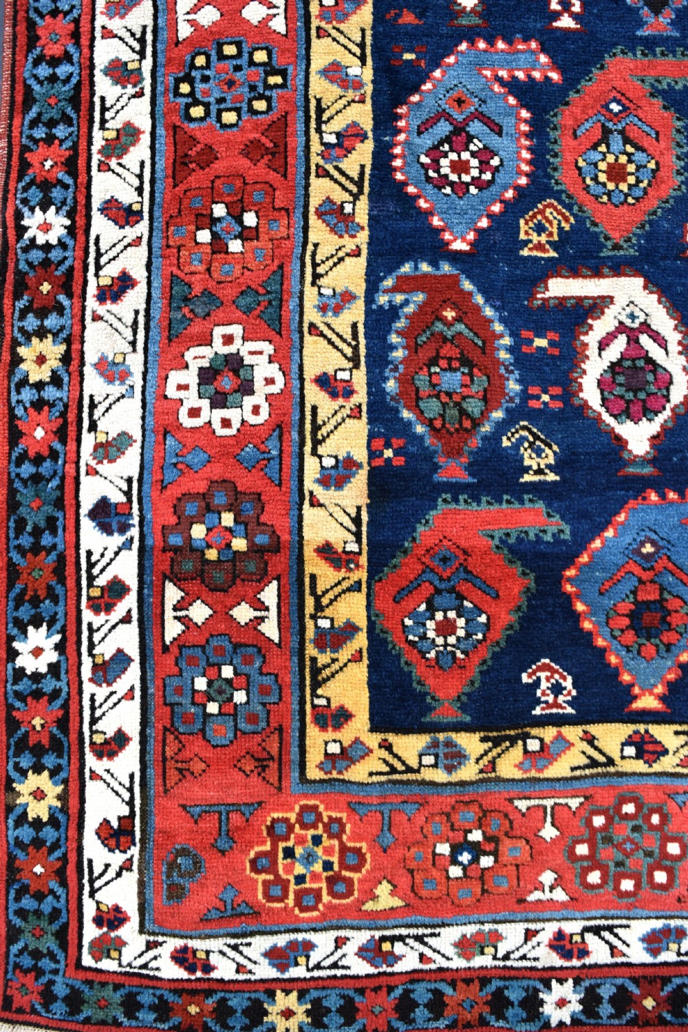Antique Caucasian Kazak runner 286x116cm View VI