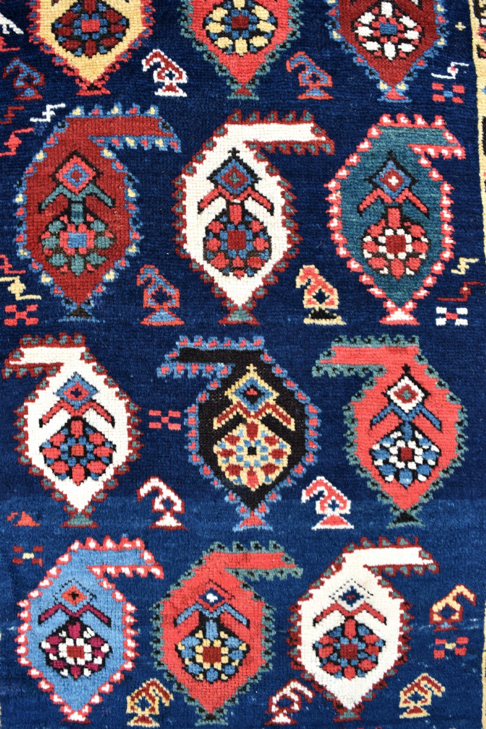 Antique Caucasian Kazak runner 286x116cm View VII