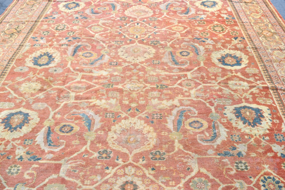 Antique Persian Mahal carpet 406x319cm View II