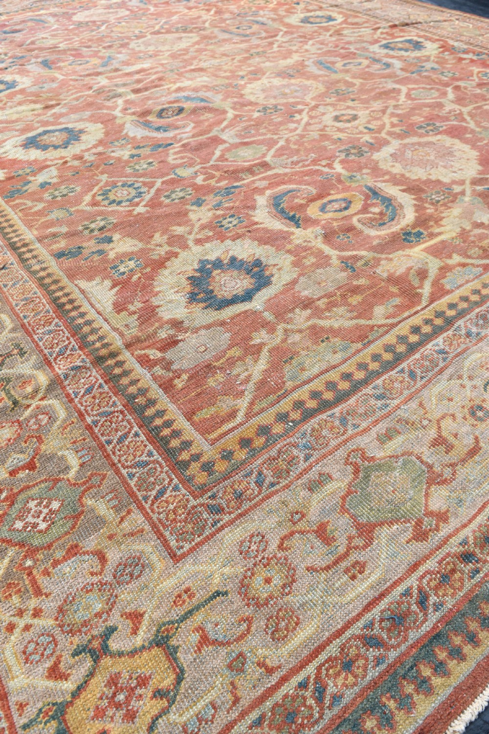 Antique Persian Mahal carpet 406x319cm View V