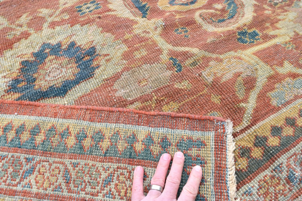 Antique Persian Mahal carpet 406x319cm View VI
