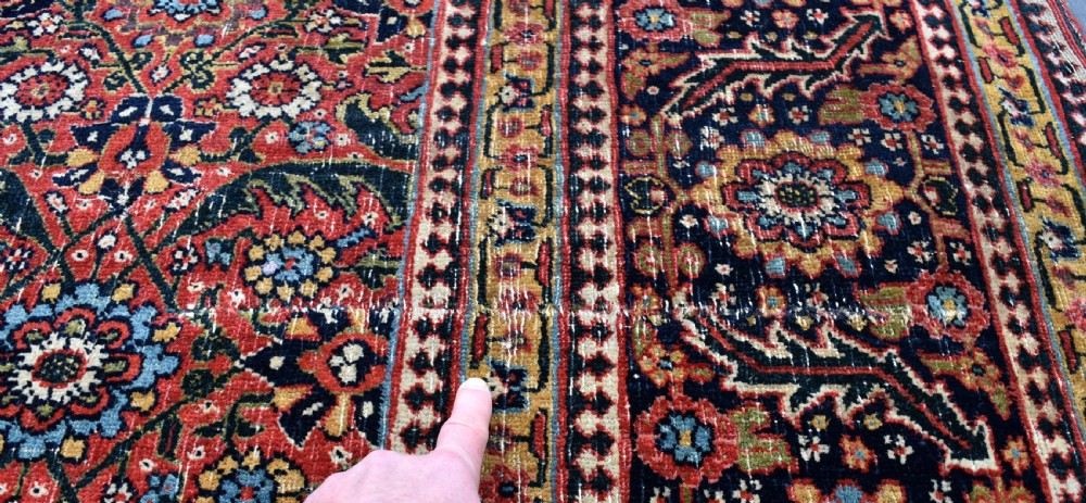 Antique North West Persian carpet 376x267cm View IV