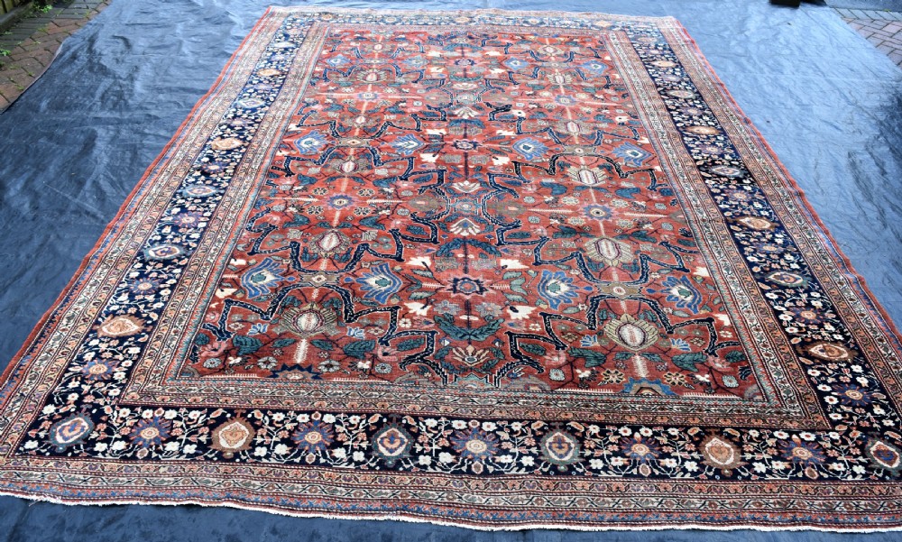 Antique Persian Sarouk Ferahan carpet 376x267cm