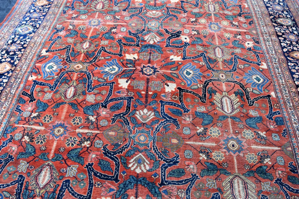 Antique Persian Sarouk Ferahan carpet 376x267cm View III