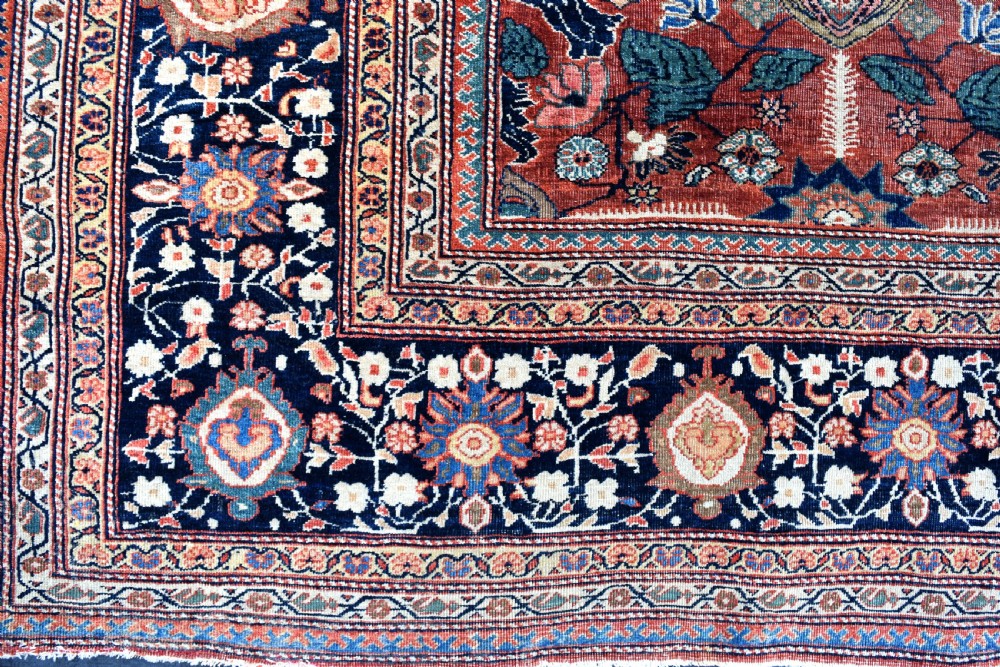 Antique Persian Sarouk Ferahan carpet 376x267cm View VII