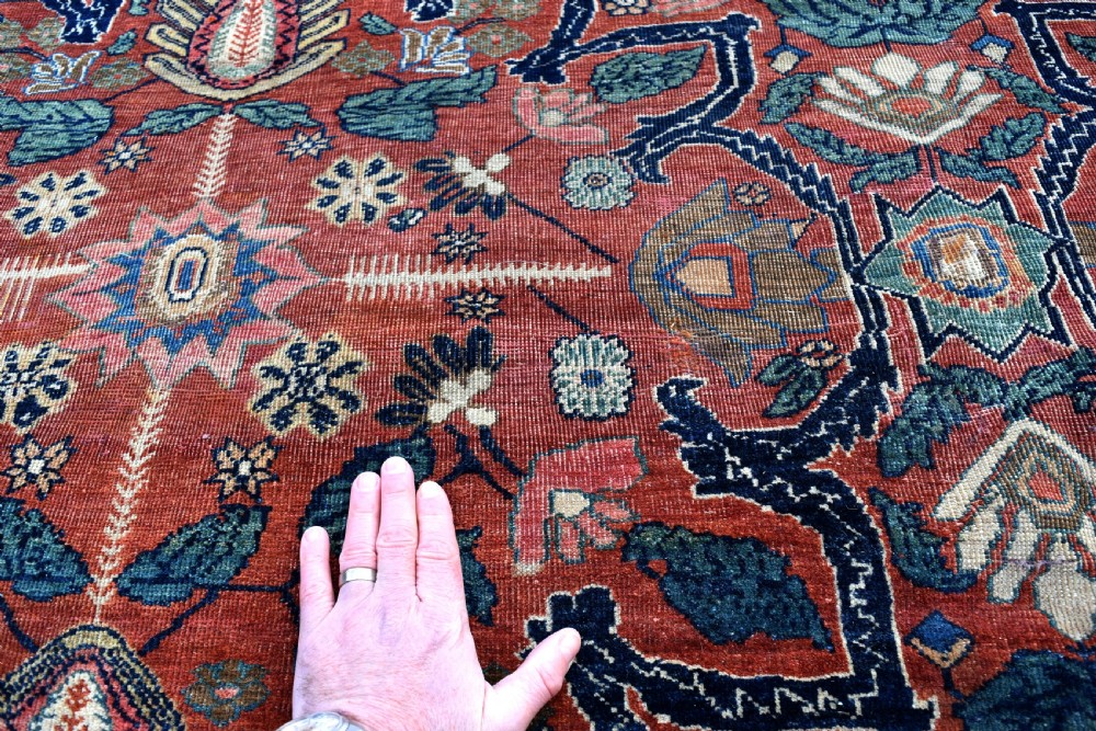 Antique Persian Sarouk Ferahan carpet 376x267cm View VIII