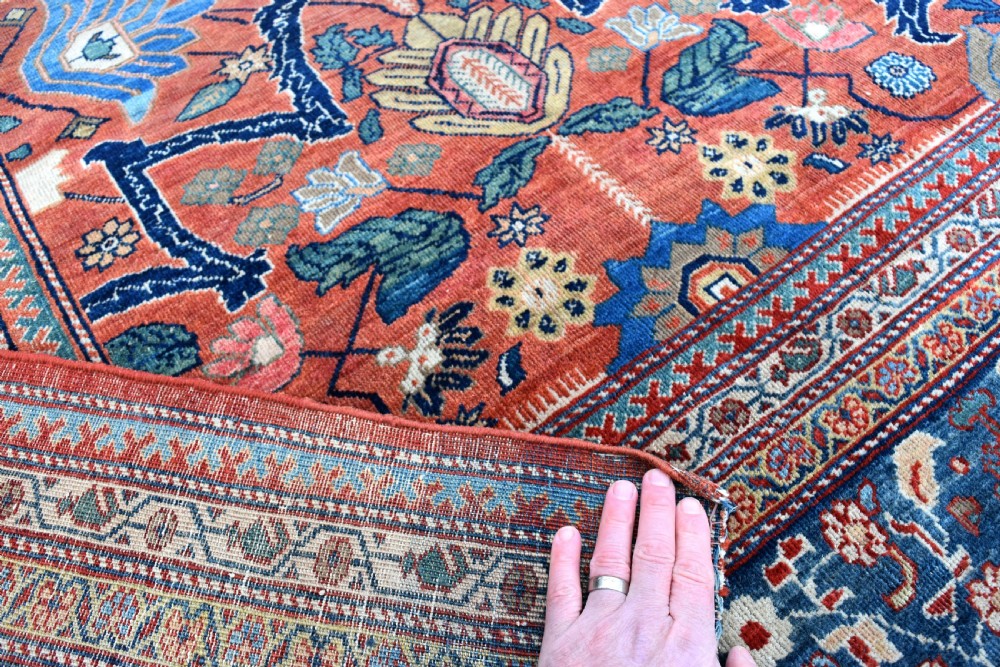 Antique Persian Sarouk Ferahan carpet 376x267cm View X