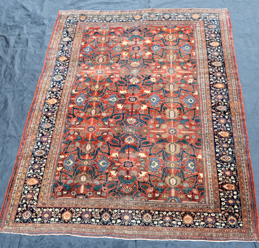 Antique Persian Sarouk Ferahan carpet 376x267cm View XI