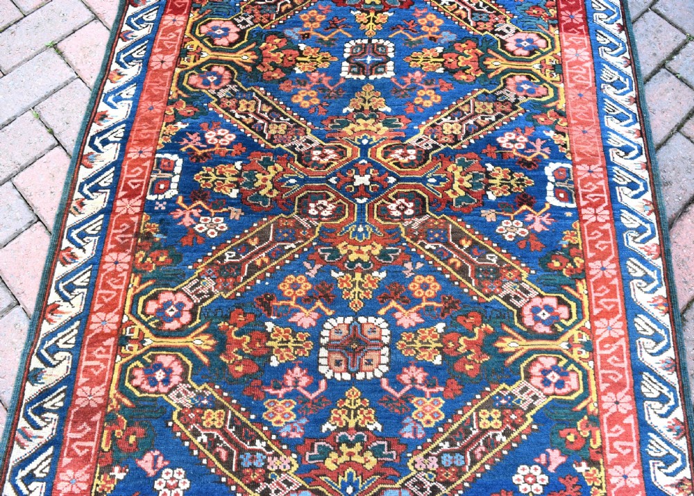 Antique Caucasian Seychor long rug 277x98cm View III