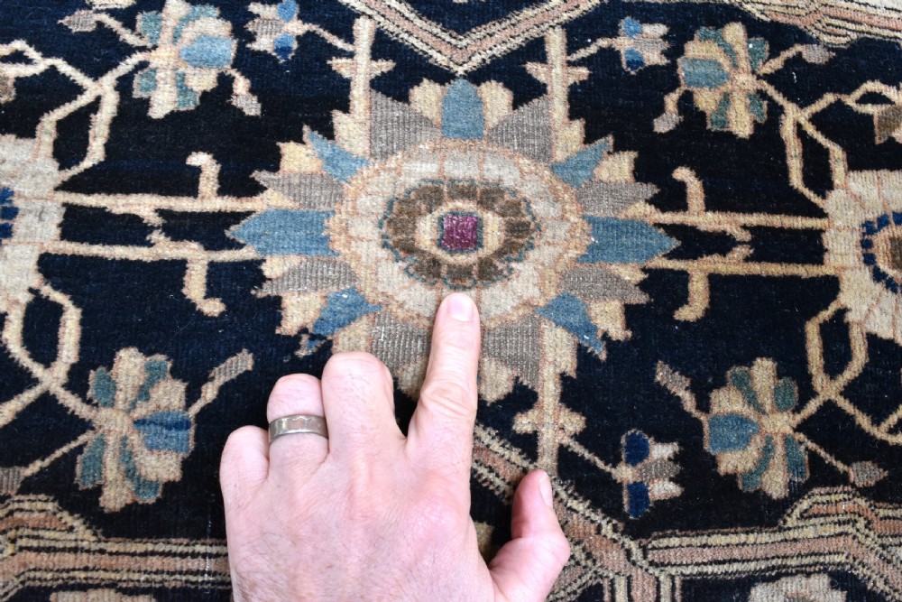 Antique Moteshem Kashan rug 187x135cm View VI