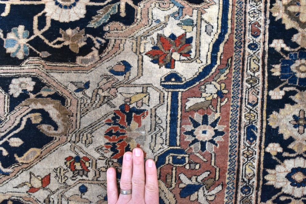 Antique Moteshem Kashan rug 187x135cm View VII