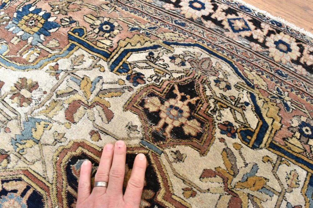 Antique Moteshem Kashan rug 187x135cm View XII