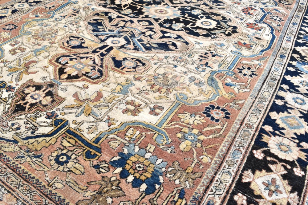 Antique Moteshem Kashan rug 187x135cm View XIII
