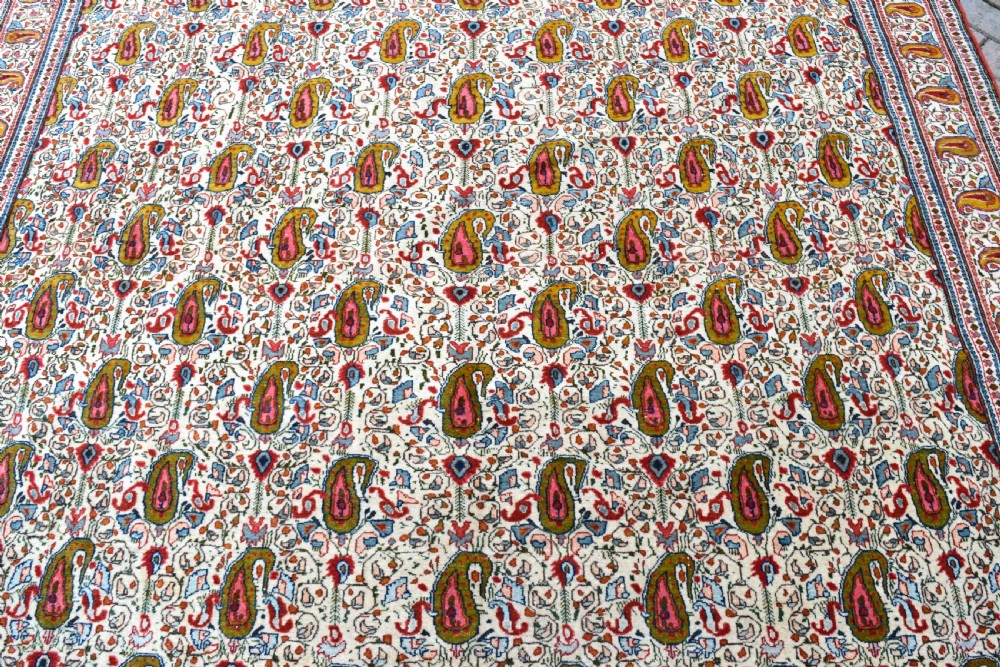 Old Persian Qum carpet 297x213cm View III