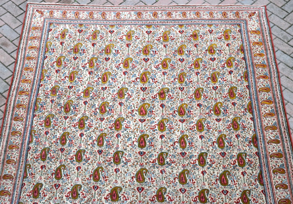 Old Persian Qum carpet 297x213cm View VIII