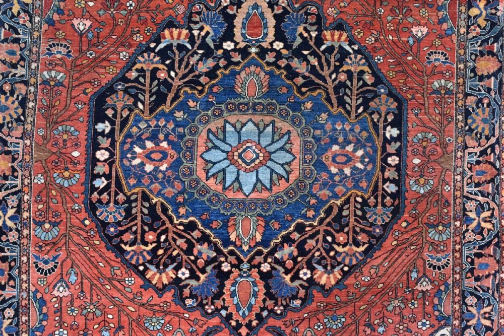 Fine antique Persdian Sarouk Ferahan rug 194x204cm View III