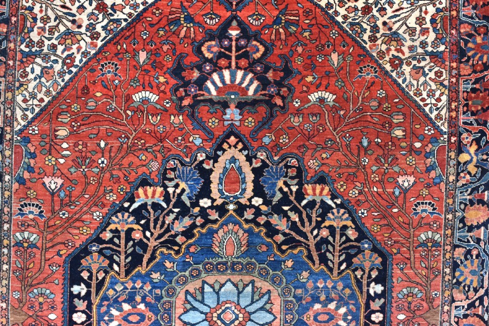 Fine antique Persdian Sarouk Ferahan rug 194x204cm View IV
