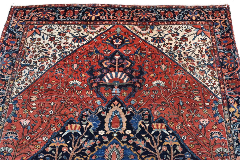Fine antique Persdian Sarouk Ferahan rug 194x204cm View VI